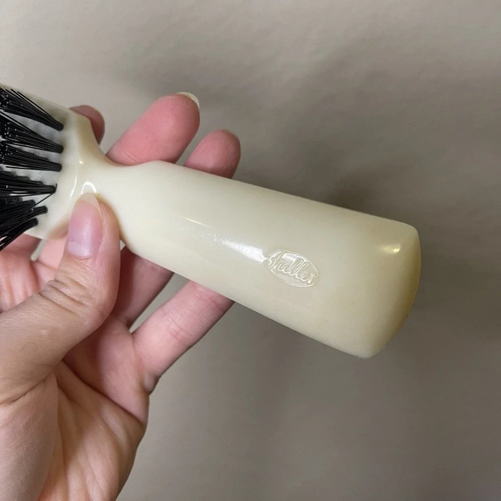 Vintage FULLER nylon Bristle Hair Brush 6 Rows 8